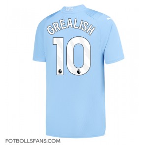 Manchester City Jack Grealish #10 Replika Hemmatröja 2023-24 Kortärmad
